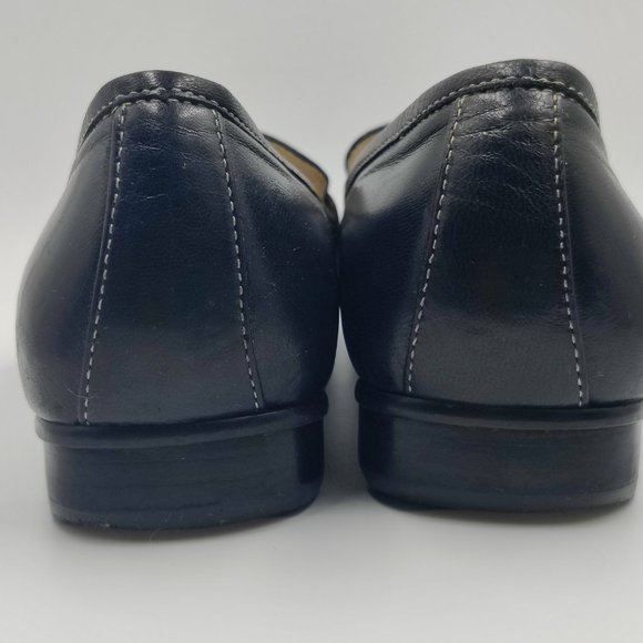 Circa Joan & David Loafers Flats, Black and Brown Shoes Women Size 6M - Picture 6 of 10